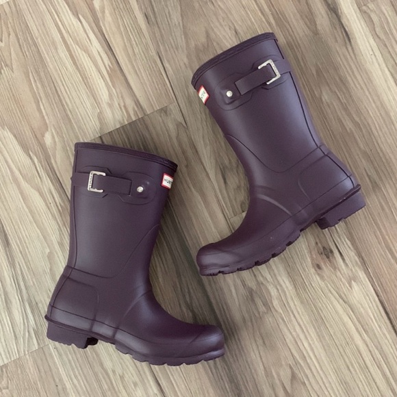 Brand new Hunter original short matte rain boots - Picture 1 of 8